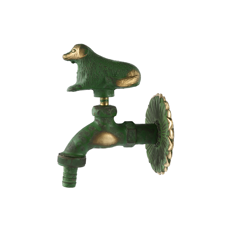 YT3036 robinet în formă de câine, verde 1/2"