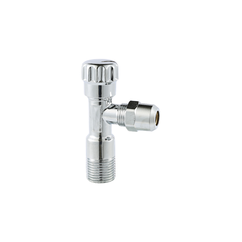 YT2024 Mâner cu flori, lustruit manual și crom, 1/2"x10mm